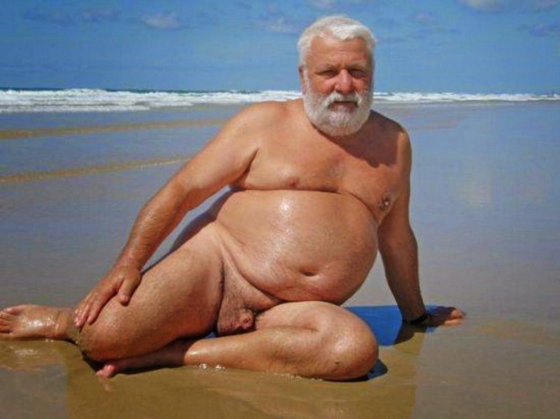 Naked old people