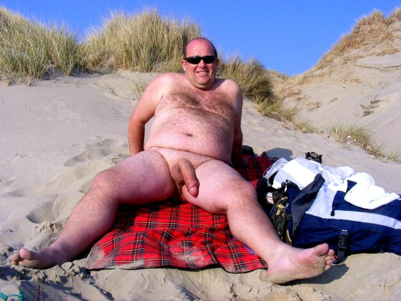 Naked fat old men