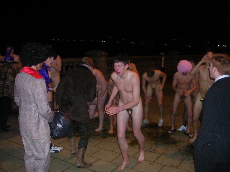 Naked students