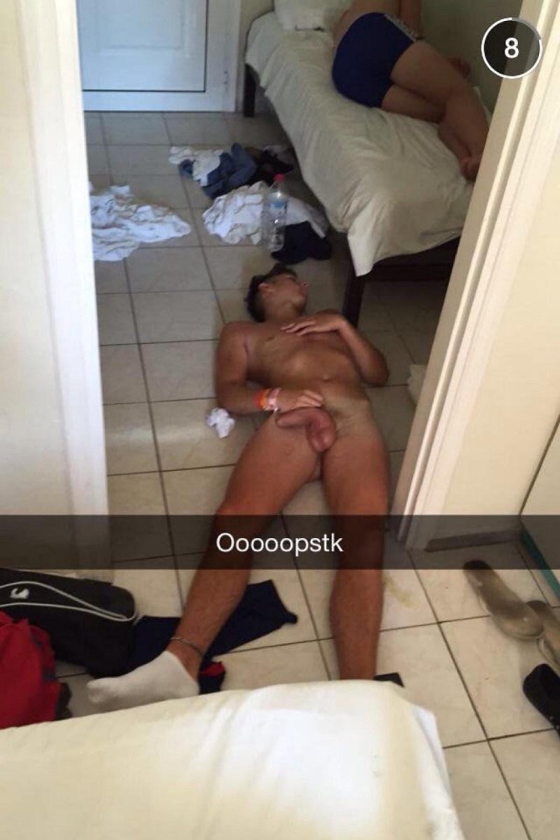 Naked men in the hospital