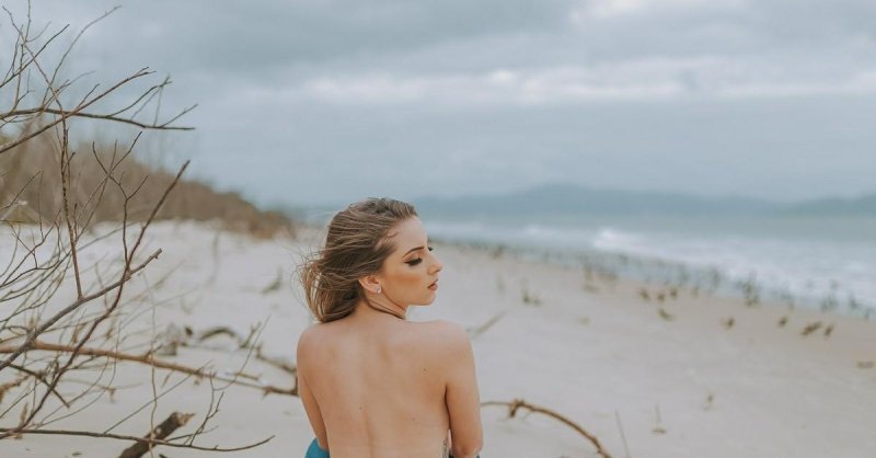 Woman Topless