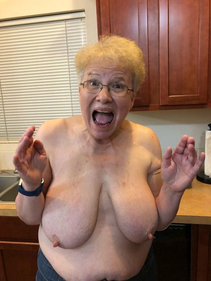 Old women with big tits