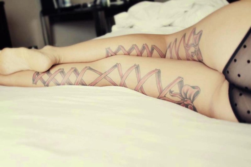 Foot tattoo for girls