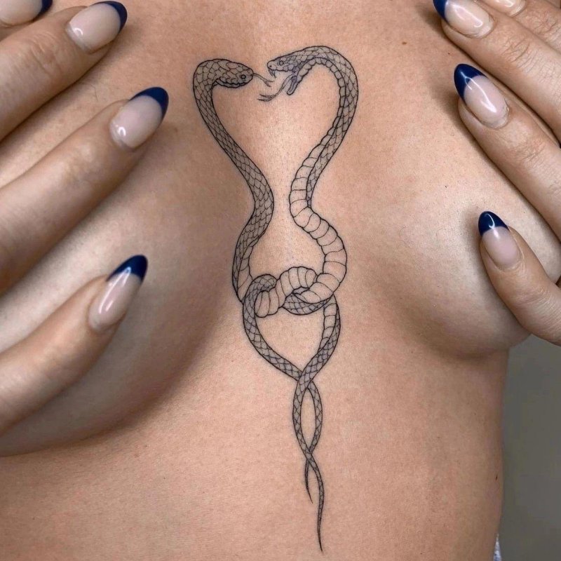 Tattoo for girls Snake