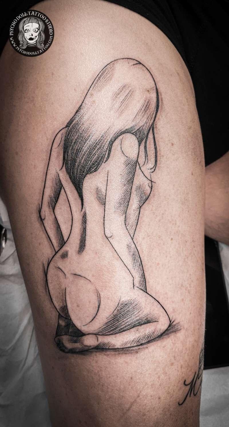Tattoo woman