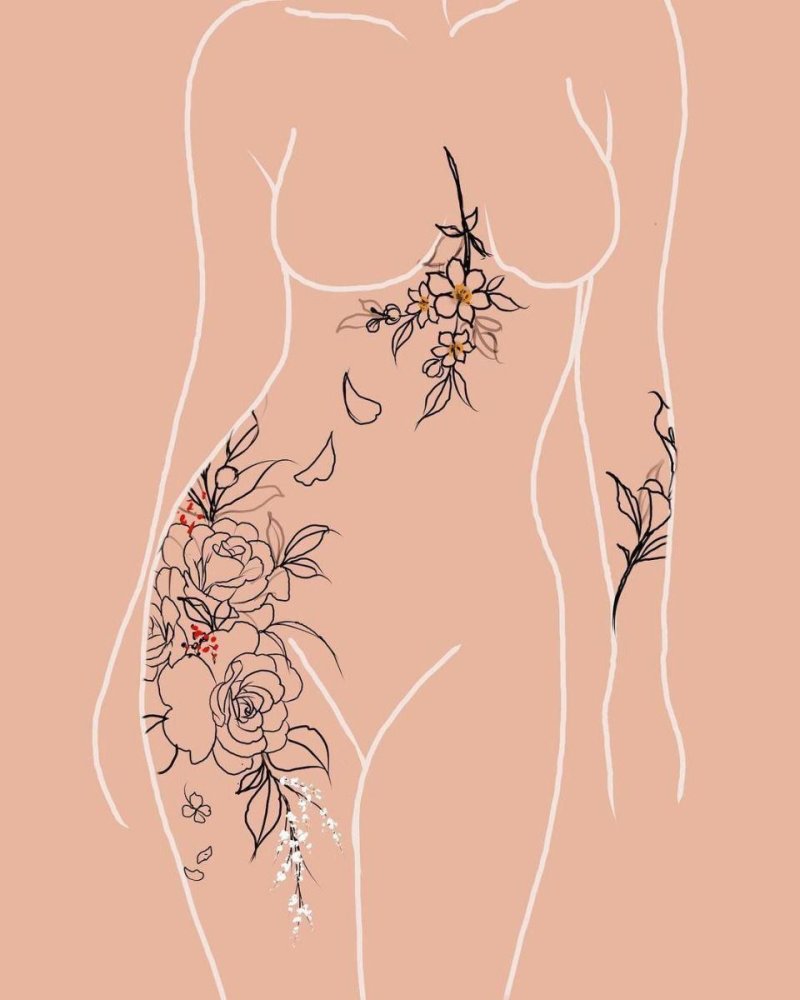 Flower tattoo