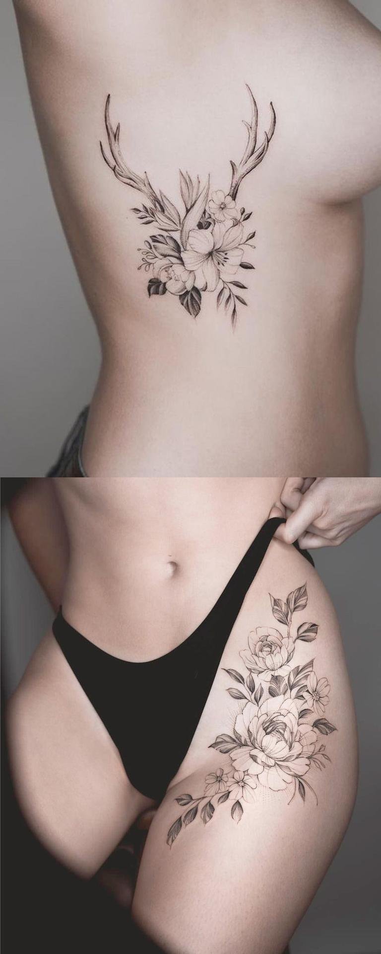 Tattoo on the hips