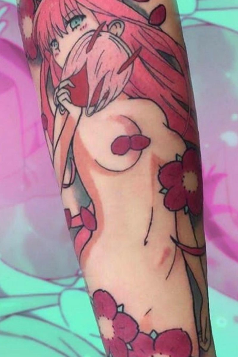 Anime -style tattoo