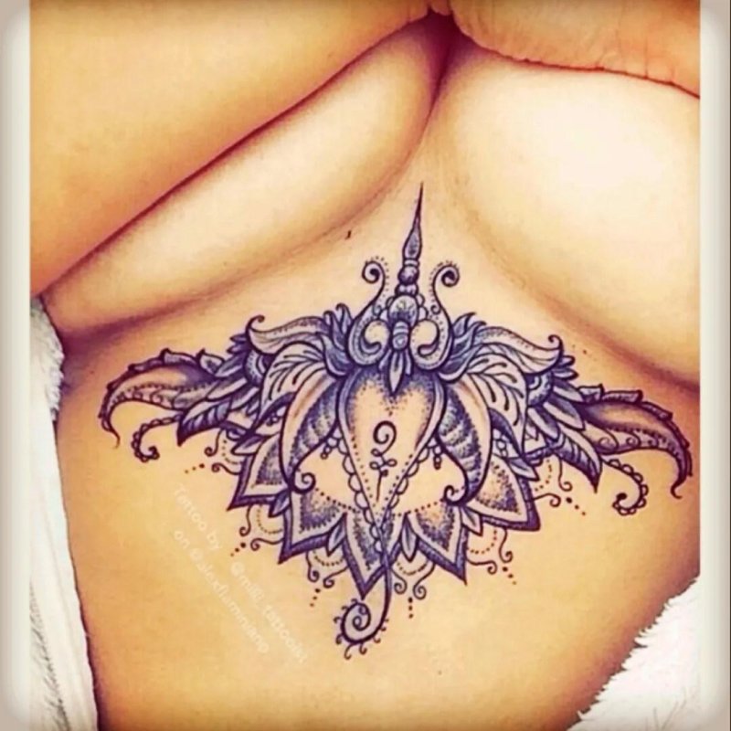 Breast tattoos