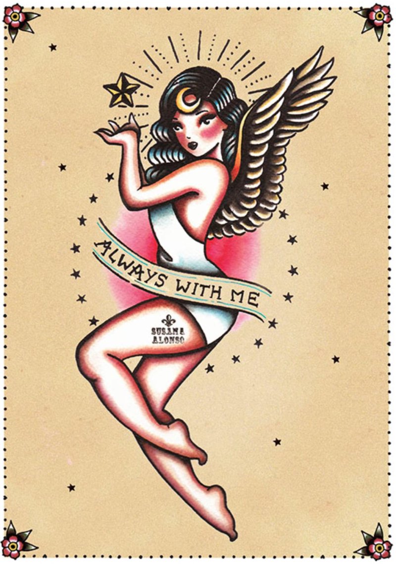 Tattoo style PIN AP