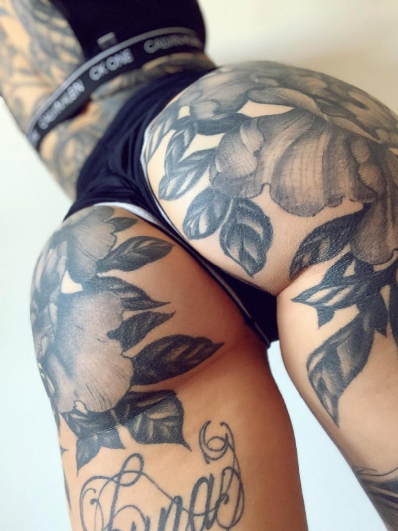 Girl with a tattoo