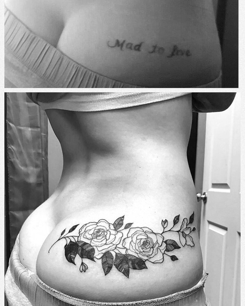 Tattoo on the waist
