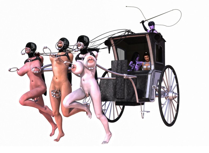 Bdsm drawn in carts