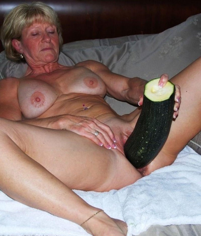 Masturbation of old women