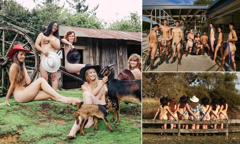 Scottish farmer naked