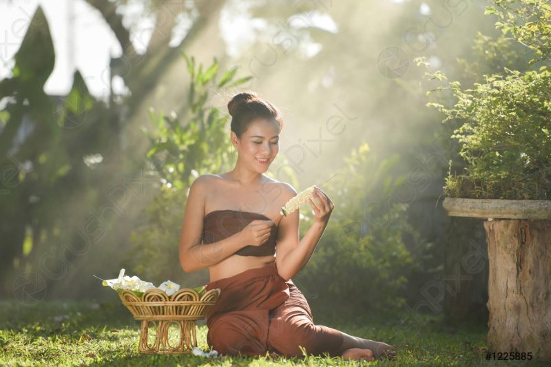 Petite thai women