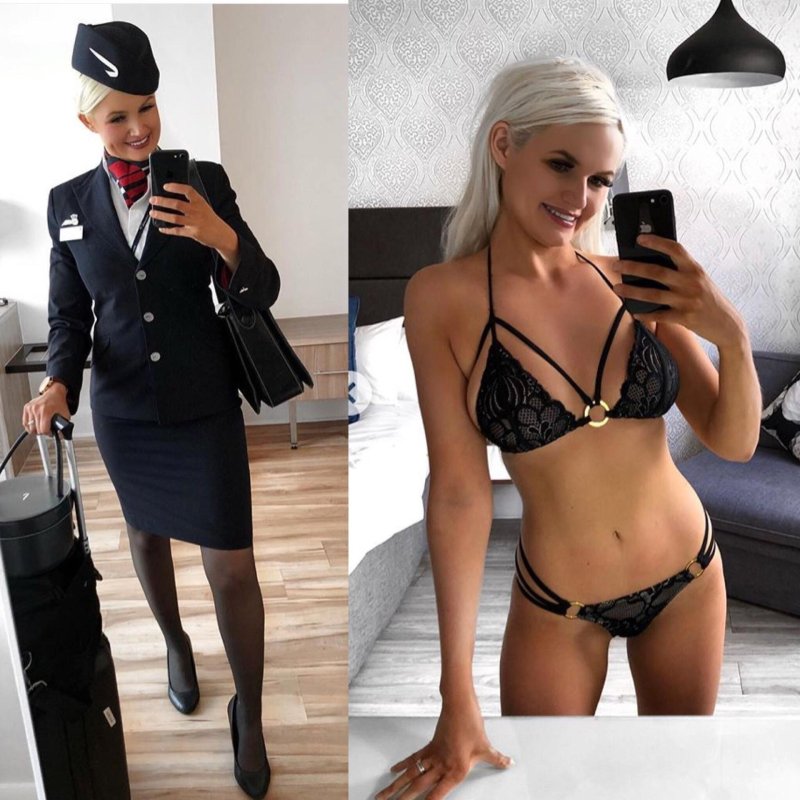 Puffy stewardesses