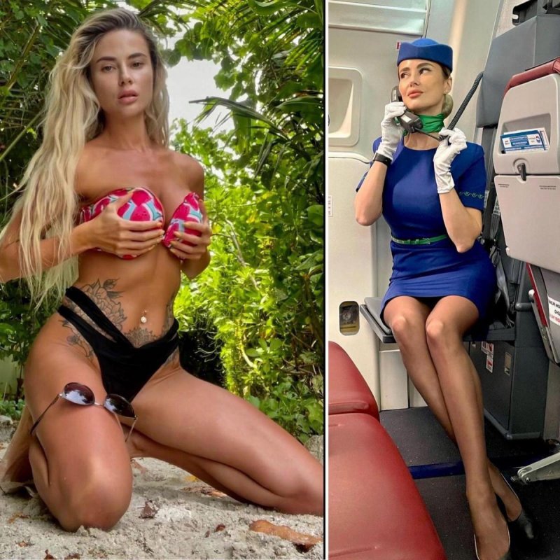 Sexy stewardess