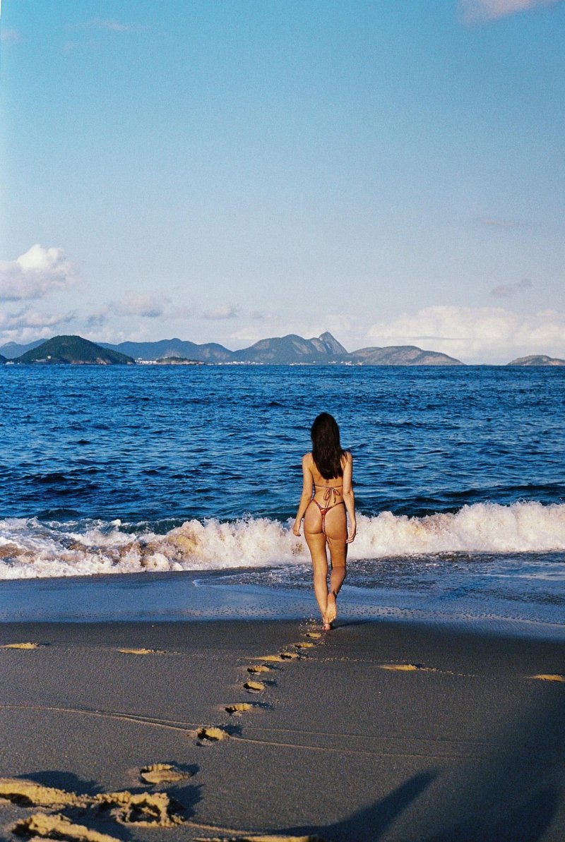 On the beach
