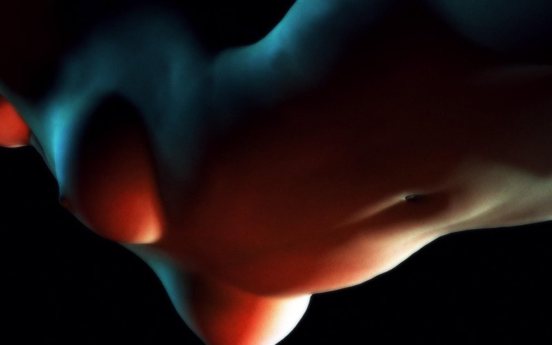 Naked female body