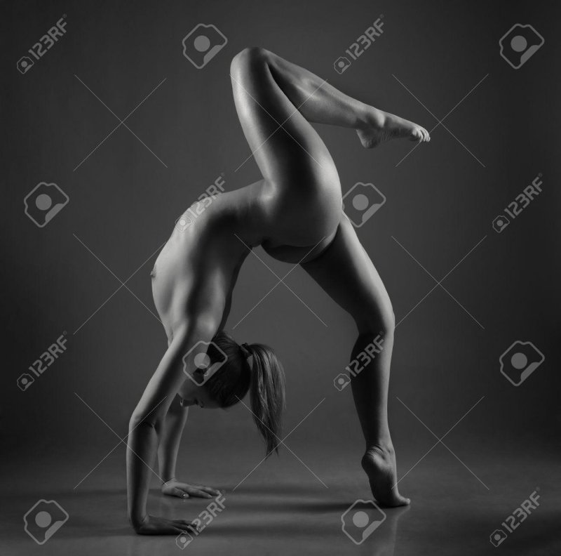 Gymnastic pose