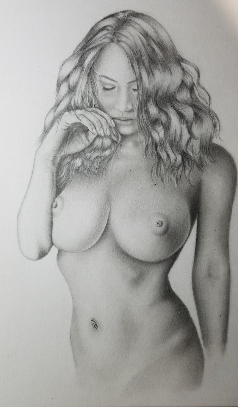 Figure of the girl naked