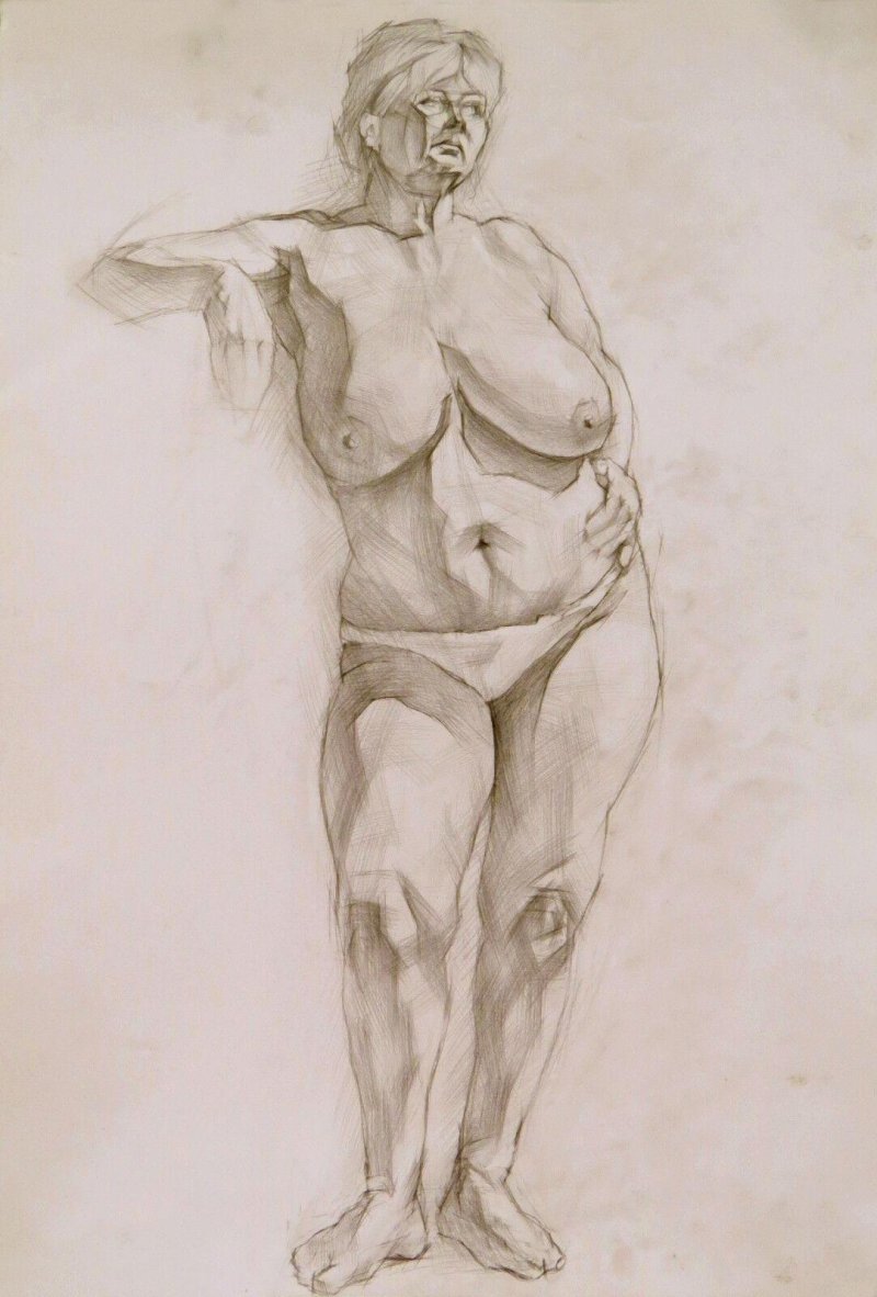 Academic drawing nude