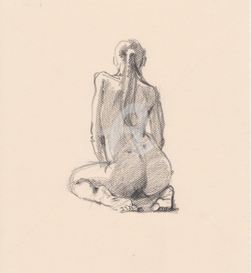 Sketches of people from nature