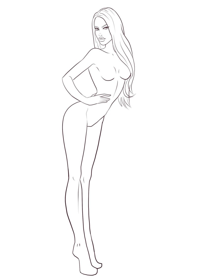 Matter for drawing clothes