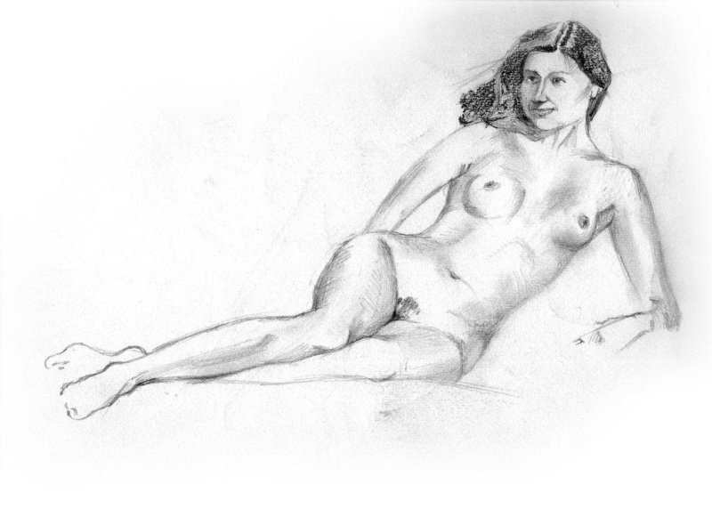 Drawn naked women