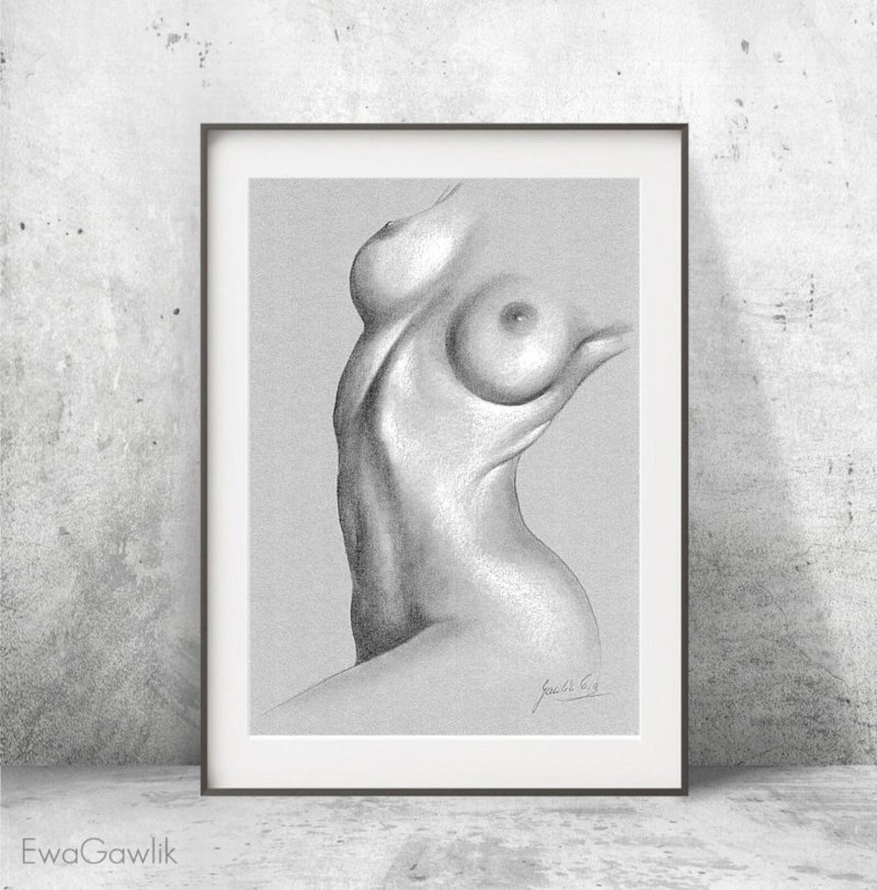 Naked women incredible drawings