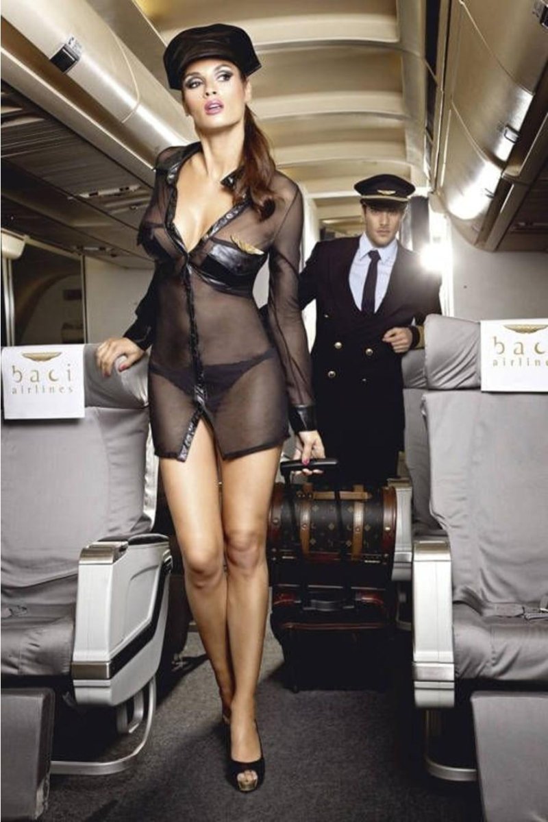 Stewardesses in underwear