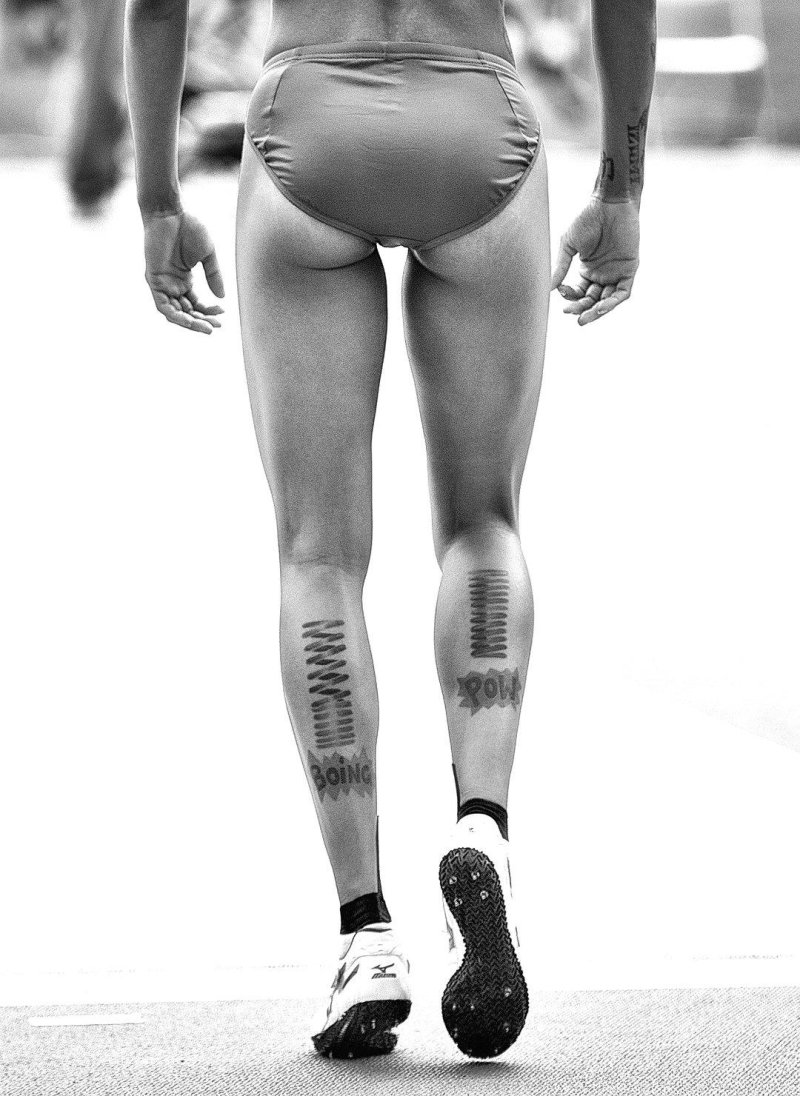 Tattoo and sports women