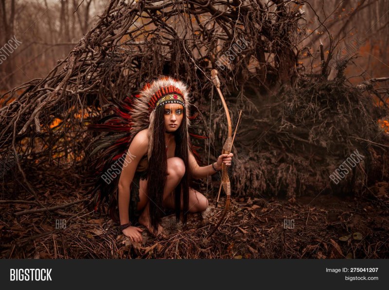Native american indian woman