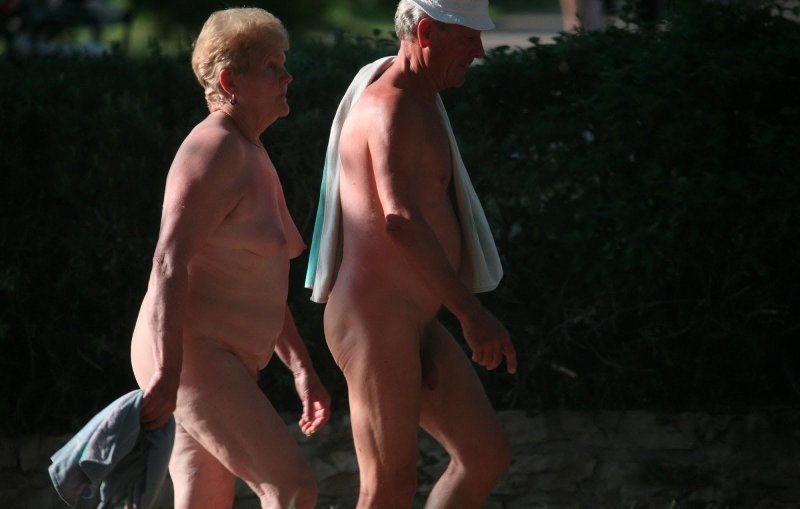 Nudists are elderly
