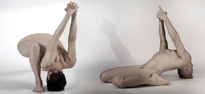 Teenage naked yoga