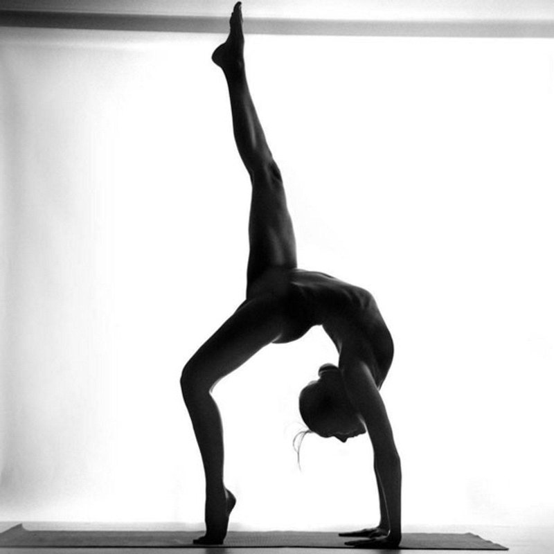 Gymnastic pose