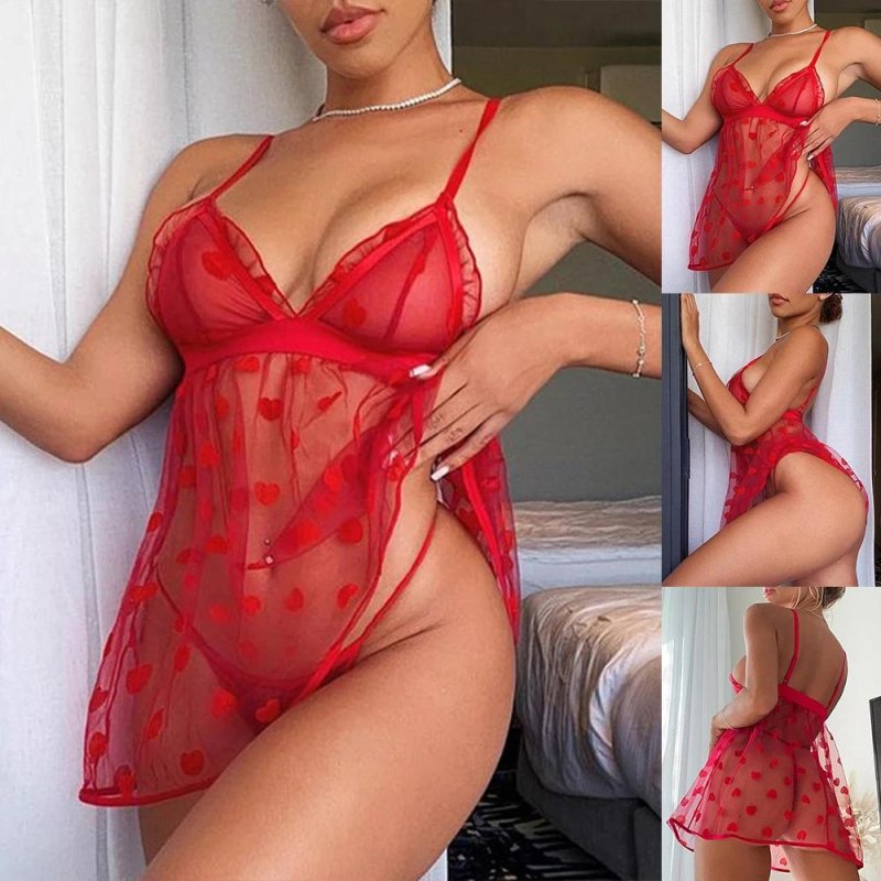 Transparent erotic linen