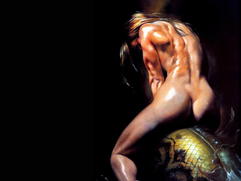 Erotic paintings by Boris Valiero