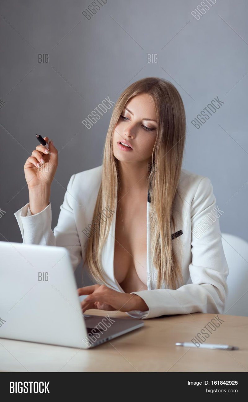 Decollete in the office