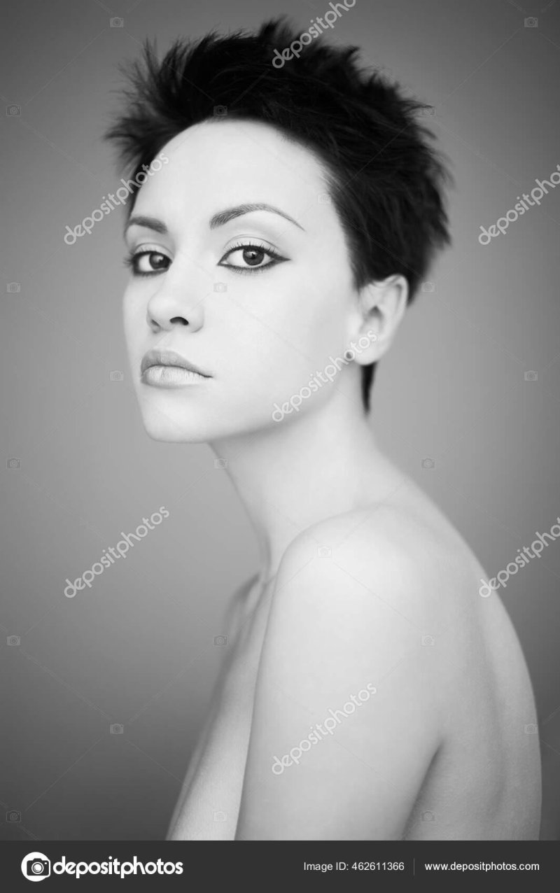 Girls with short hair nude
