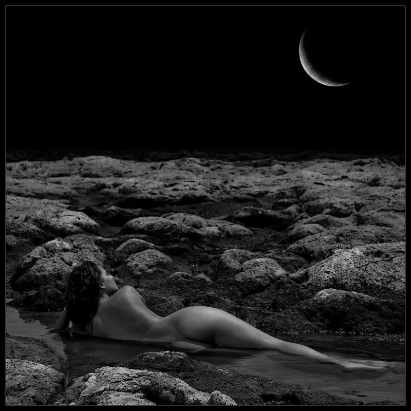 Naked under the moon
