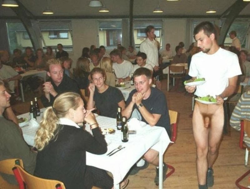 Guy without panties