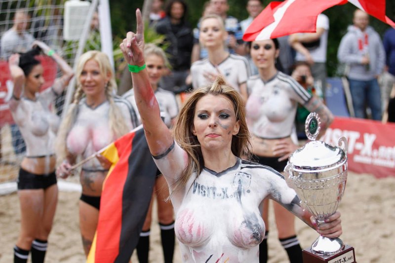 German girls naked