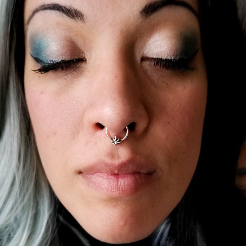 Nose piercing