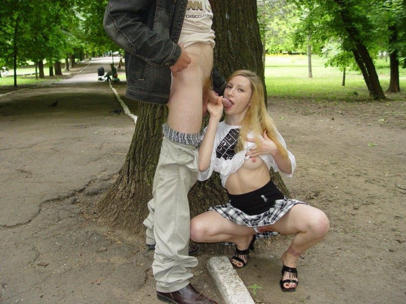 On the street porn