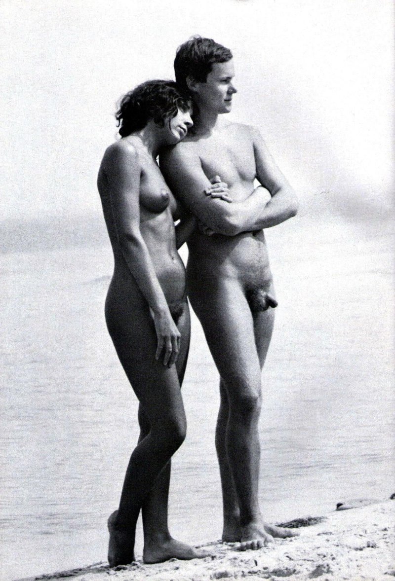 Naked family couples retro