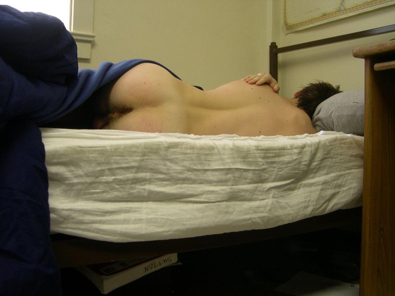 Board in bed