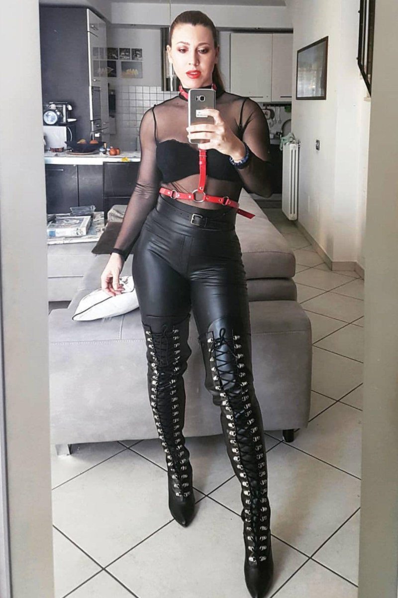 Leggings leather
