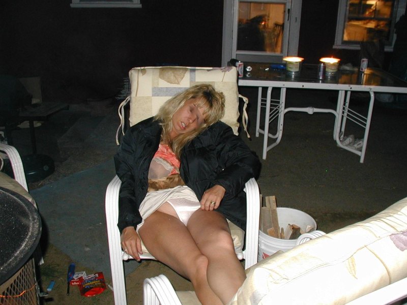 Drunk mature in shorts
